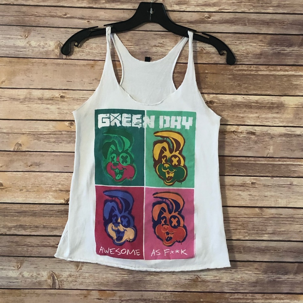 Vintage Green Day tank